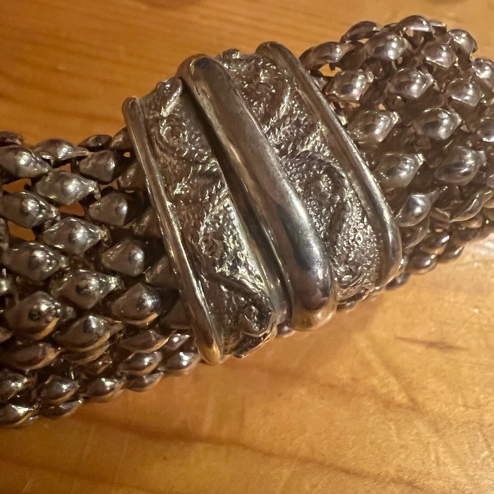 Source Unknown Silver Bracelet - image 2
